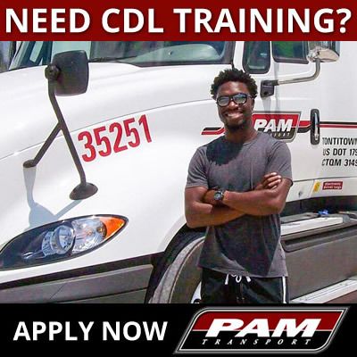 apply for PAM company-sponsored CDL training