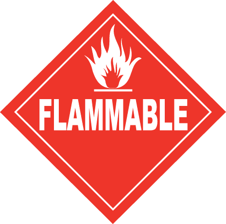 flammable placard