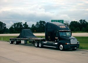 TMC tarped flatbed